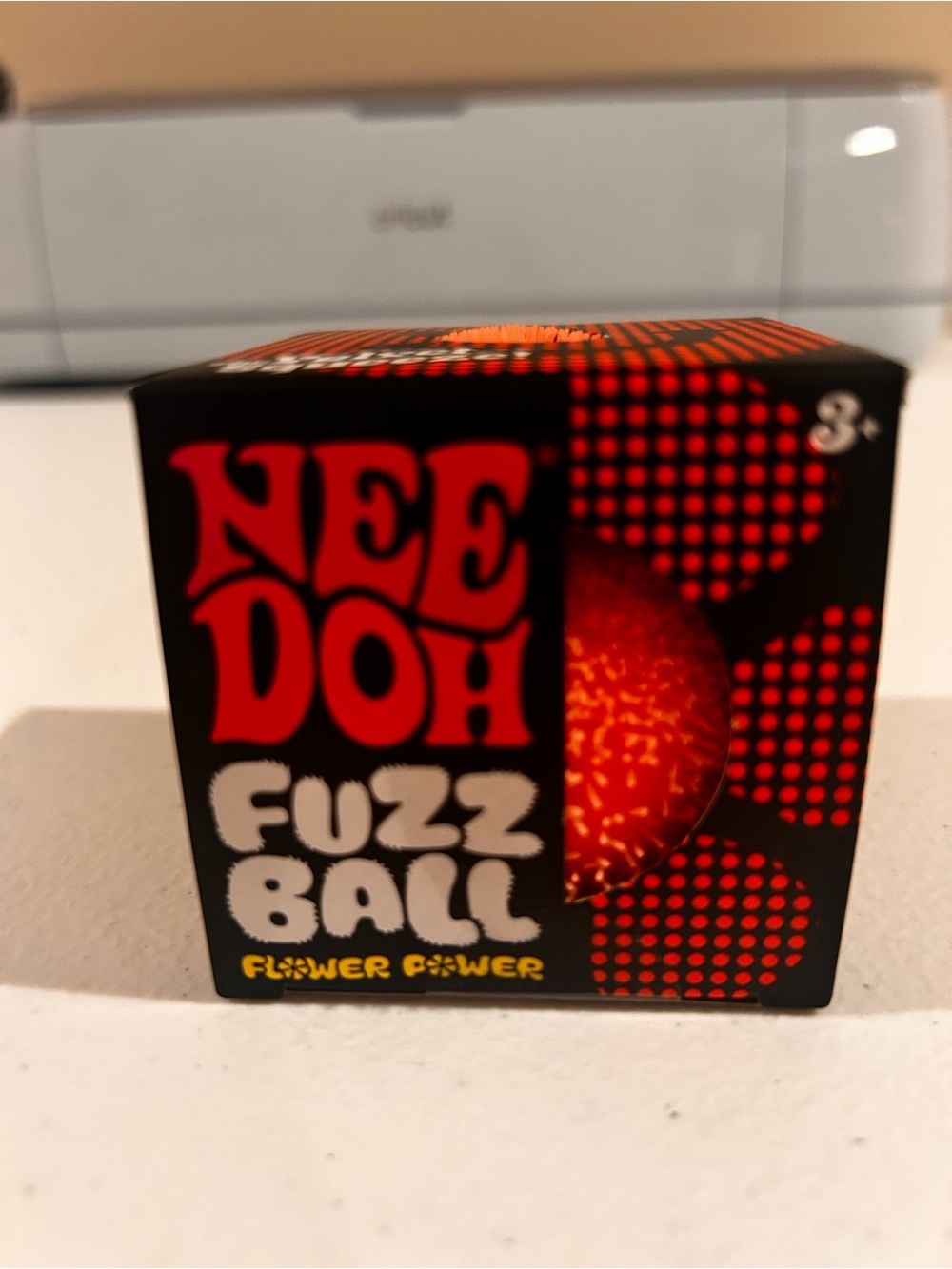 Needoh Fuzz Ball Flower Power. New. Authentic
